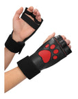 Ouch Neoprene Puppy Paw Gloves Red - Adult Outlet