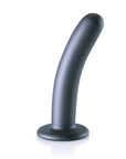 Ouch Smooth Silicone G Spot Dildo 6Inch Metallic Grey - Adult Outlet