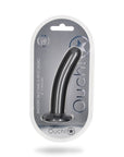 Ouch Smooth Silicone G Spot Dildo 6Inch Metallic Grey - Adult Outlet