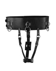 Belt With Vibrator Holder Black - Adult Outlet