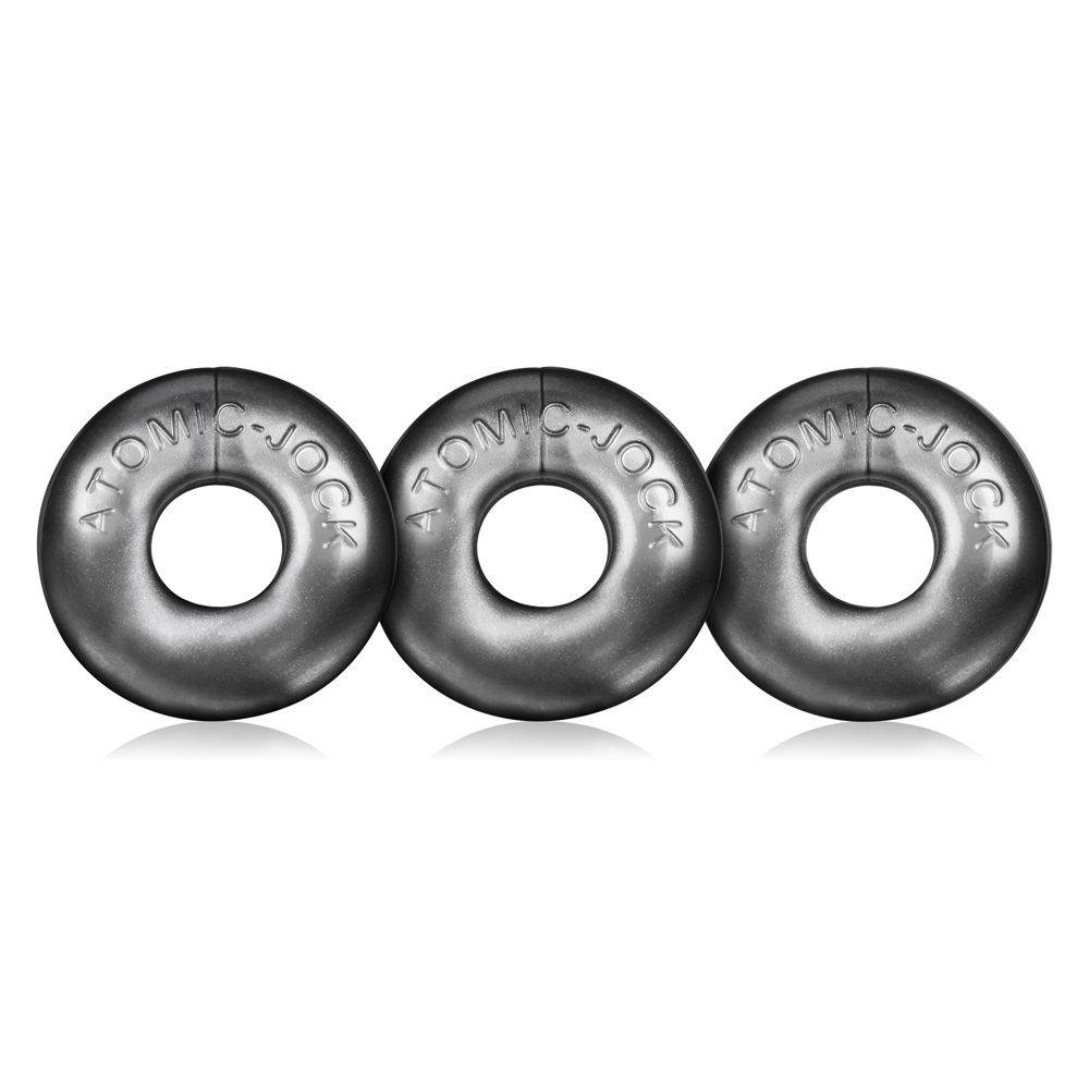 Oxballs Ringer 3 Pack Silver Small - Adult Outlet