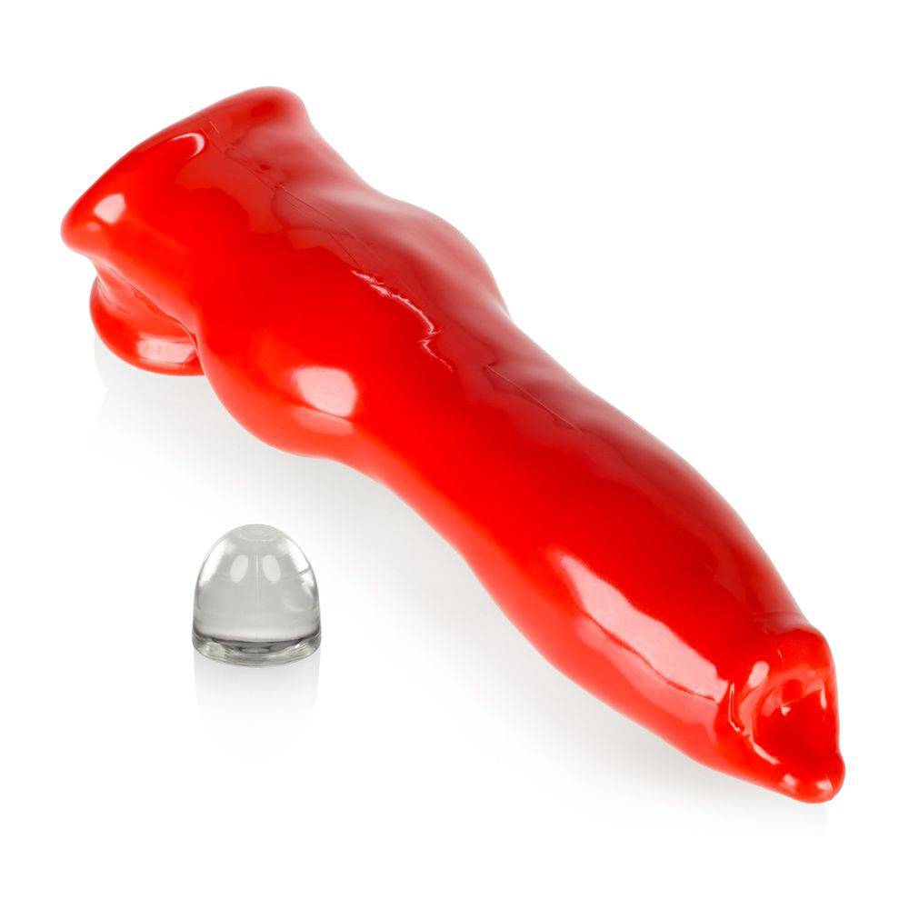 Oxballs Fido Cock Sheath Red - Adult Outlet