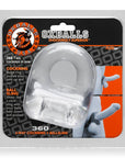 Oxballs 360 Cockring And Ballsling Clear - Adult Outlet