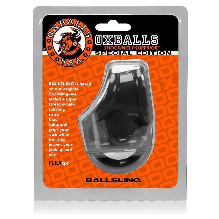 Oxballs Ballsling Ball-Split-Sling Black - Adult Outlet