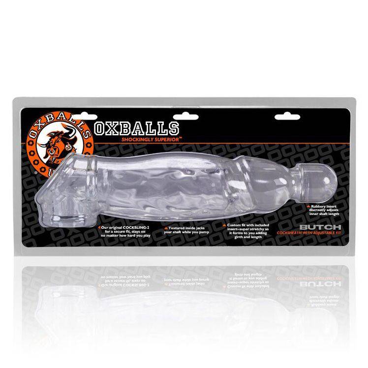 Oxballs Butch Cocksheath Clear - Adult Outlet