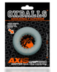 Oxballs Axis Rib Griphold Cockring In Clear Ice - Adult Outlet