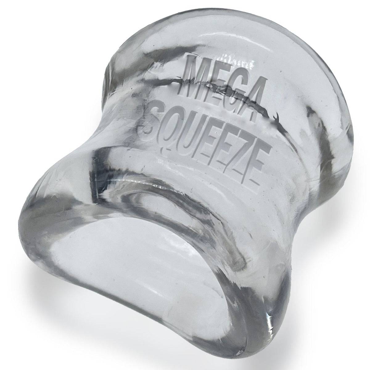 Oxballs Mega Squeeze Ergofit Ballstretcher Clear - Adult Outlet