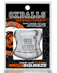 Oxballs Mega Squeeze Ergofit Ballstretcher Clear - Adult Outlet