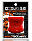 Oxballs Mega Squeeze Ergofit Ballstretcher Red - Adult Outlet