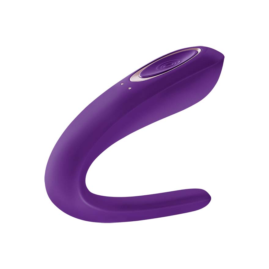 Satisfyer Double Classic Couples Vibrator Purple - Adult Outlet