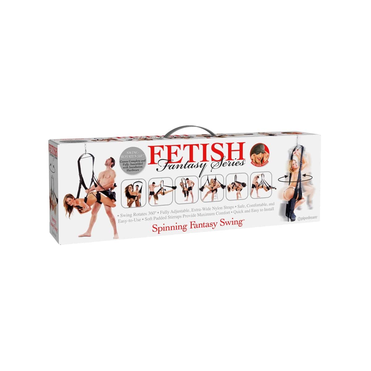 Fetish Fantasy Series Spinning Fantasy Swing - Black - Adult Outlet