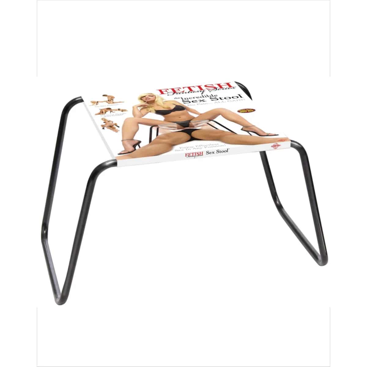 Fetish Fantasy Series The Incredible Sex Stool - Clear/Black - Adult Outlet