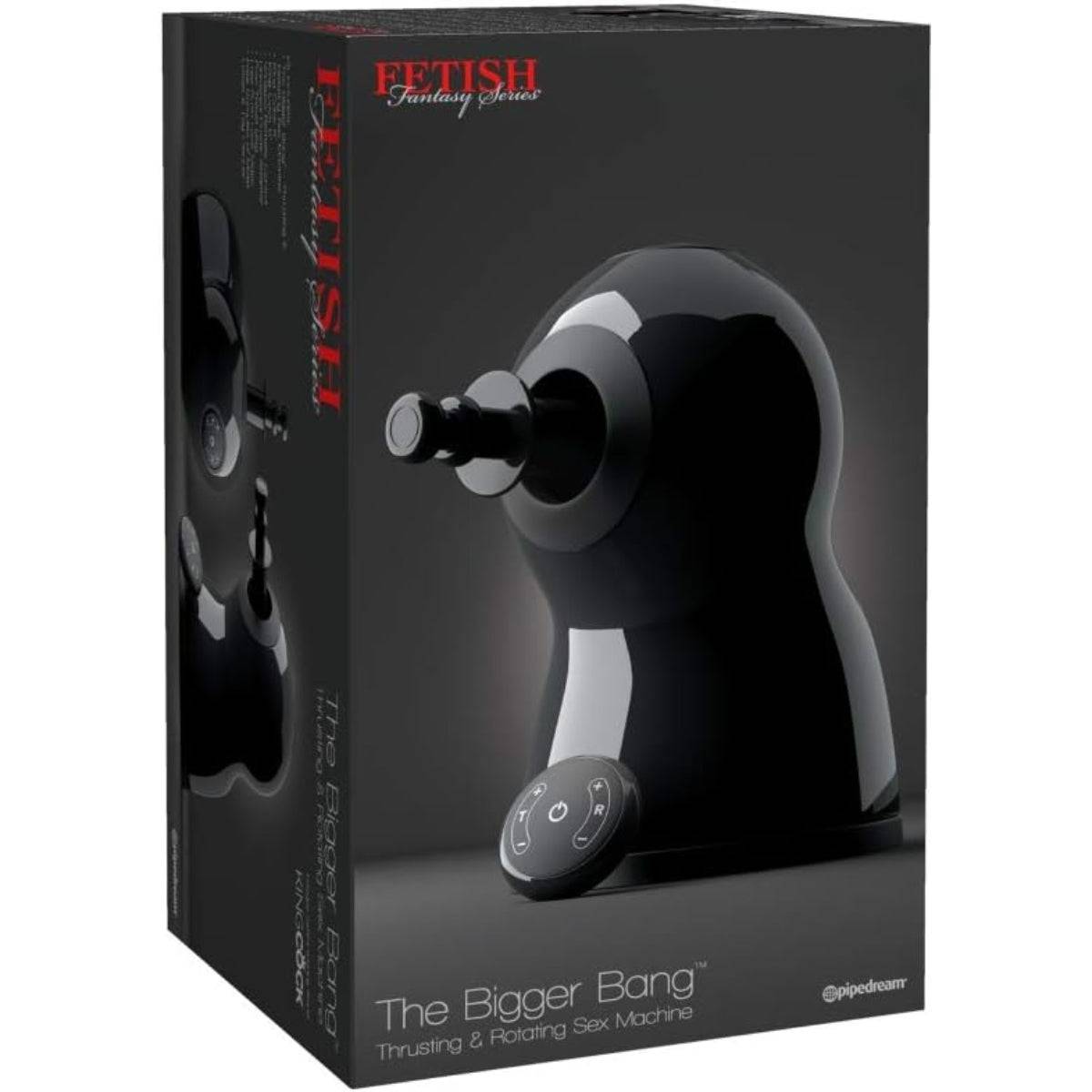 Fetish Fantasy Series The Bigger Bang Thrusting & Rotating Sex Machine - Black/Light - Adult Outlet