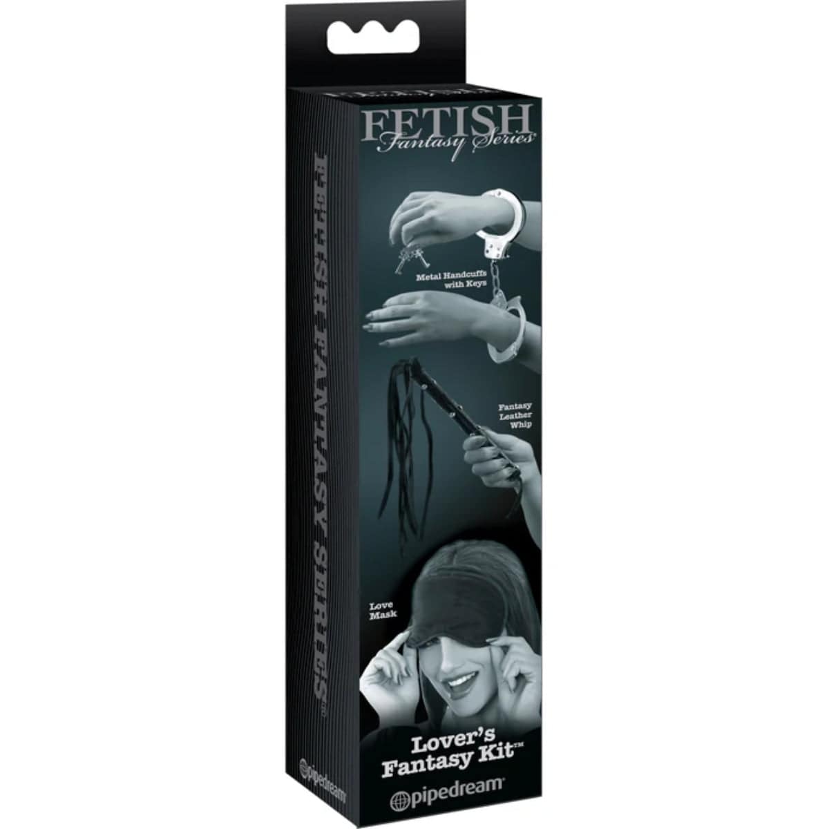 Fetish Fantasy Series Limited Edition Lover's Fantasy Kit - Black/Silver - Adult Outlet