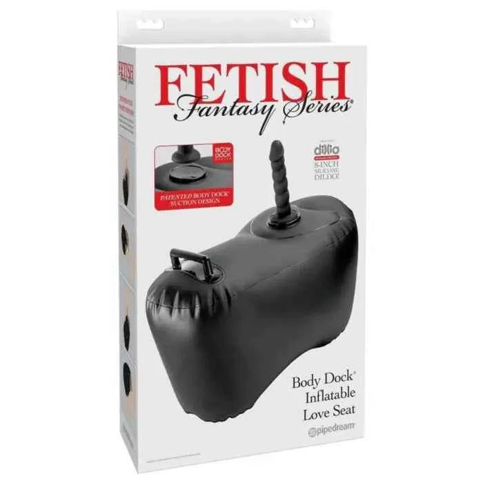Fetish Fantasy Series Body Dock Inflatable Love Seat Black