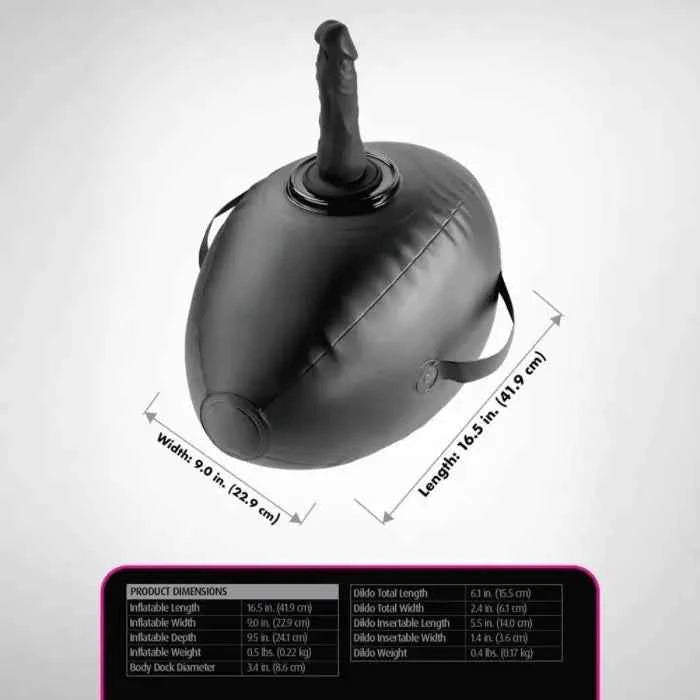Fetish Fantasy Series Body Dock Inflatable Love Ball Black