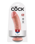 King Cock 8Inch Cock - Light - Adult Outlet