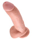 King Cock 9Inch Cock With Balls - Light - Adult Outlet