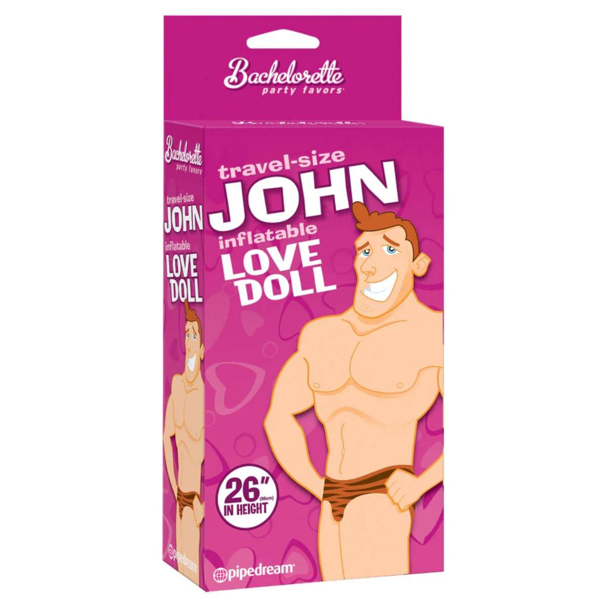 Bachelorette Party Favors Travel Size John Blow Up Doll - Light - Adult Outlet