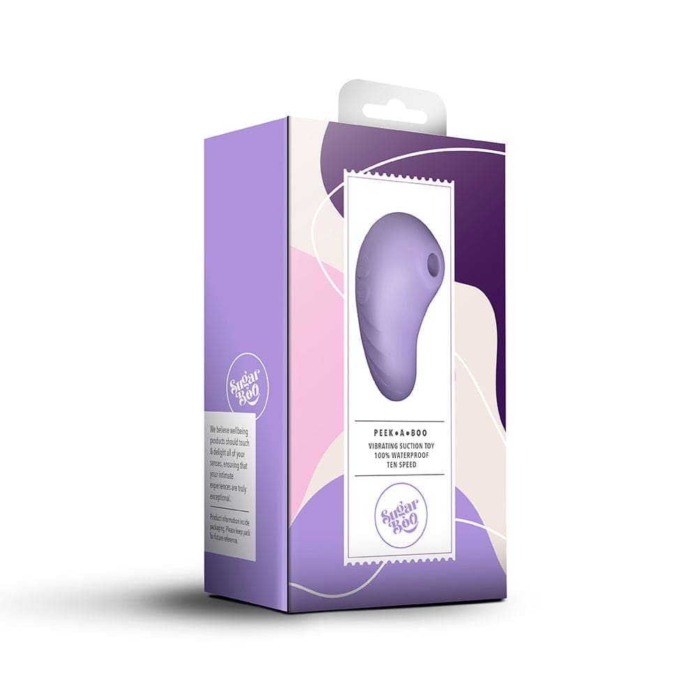 Rocks Off Sugar Boo Peek A Boo Suction Vibrator Lilac - Adult Outlet