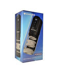 Amovibe Porsha Automatic Masturbator with Rubbing Vibration & Heating Levels - Black