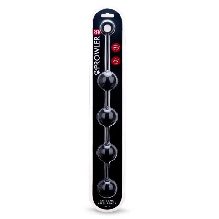 Prowler RED Large Silicone Anal Beads