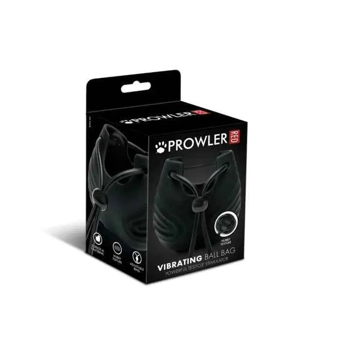 Prowler RED Vibrating Ball Bag - Black
