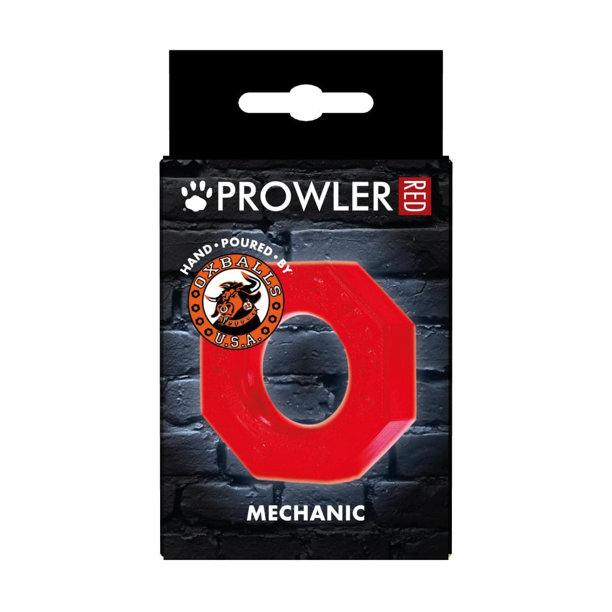 Prowler Red By Oxballs Mechanic Cock Ring Red - Adult Outlet