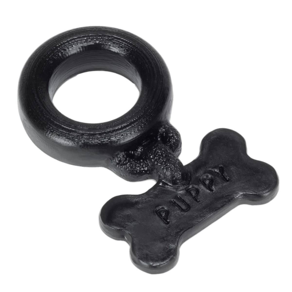 Prowler Red By Oxballs Puppy Cock Ring Black - Adult Outlet