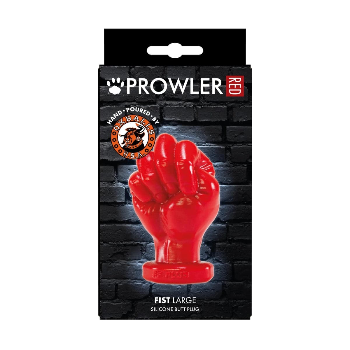 Prowler Red By Oxballs Fist Large Butt Plug Red - Adult Outlet