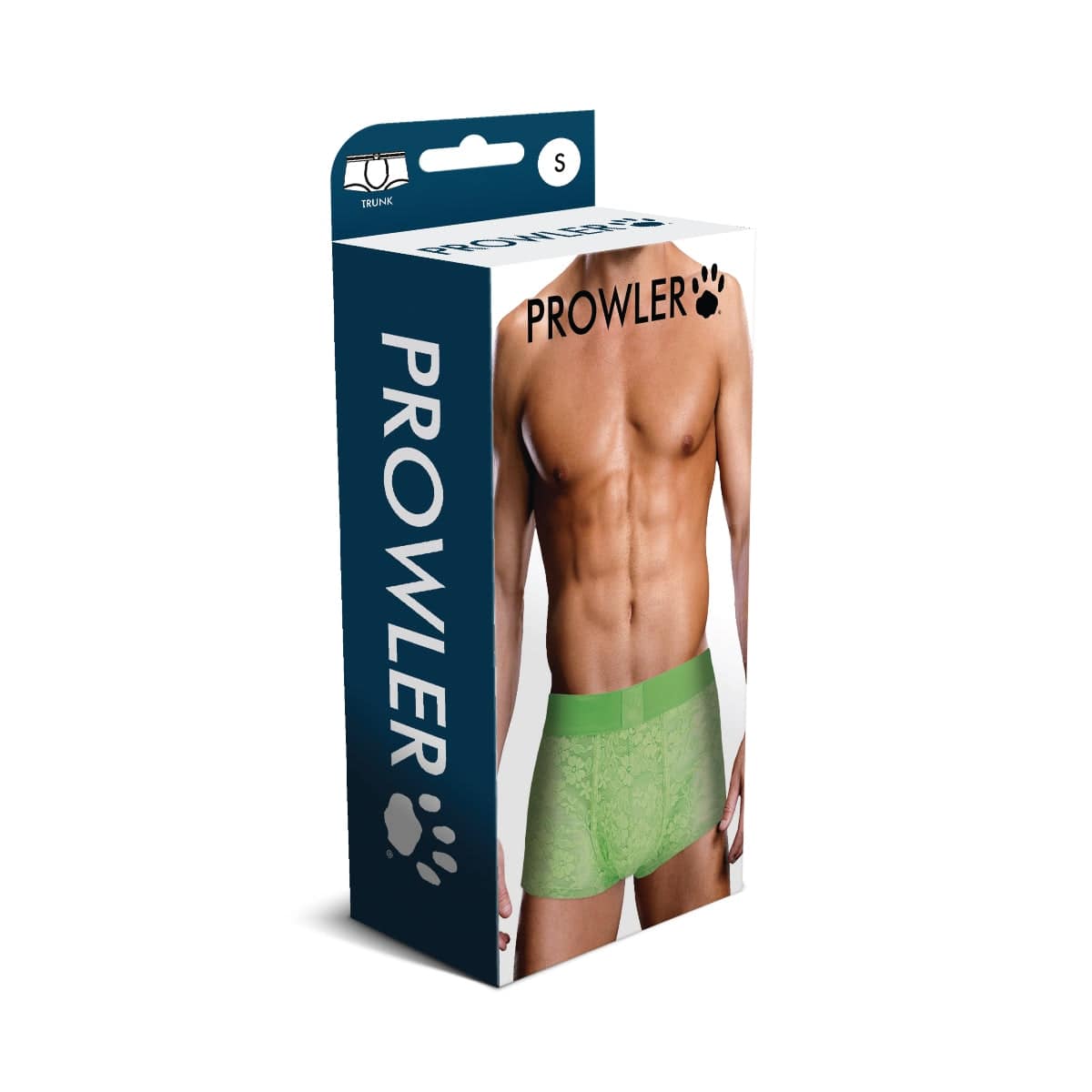 Prowler Neon Green Lace Trunk Small - Adult Outlet