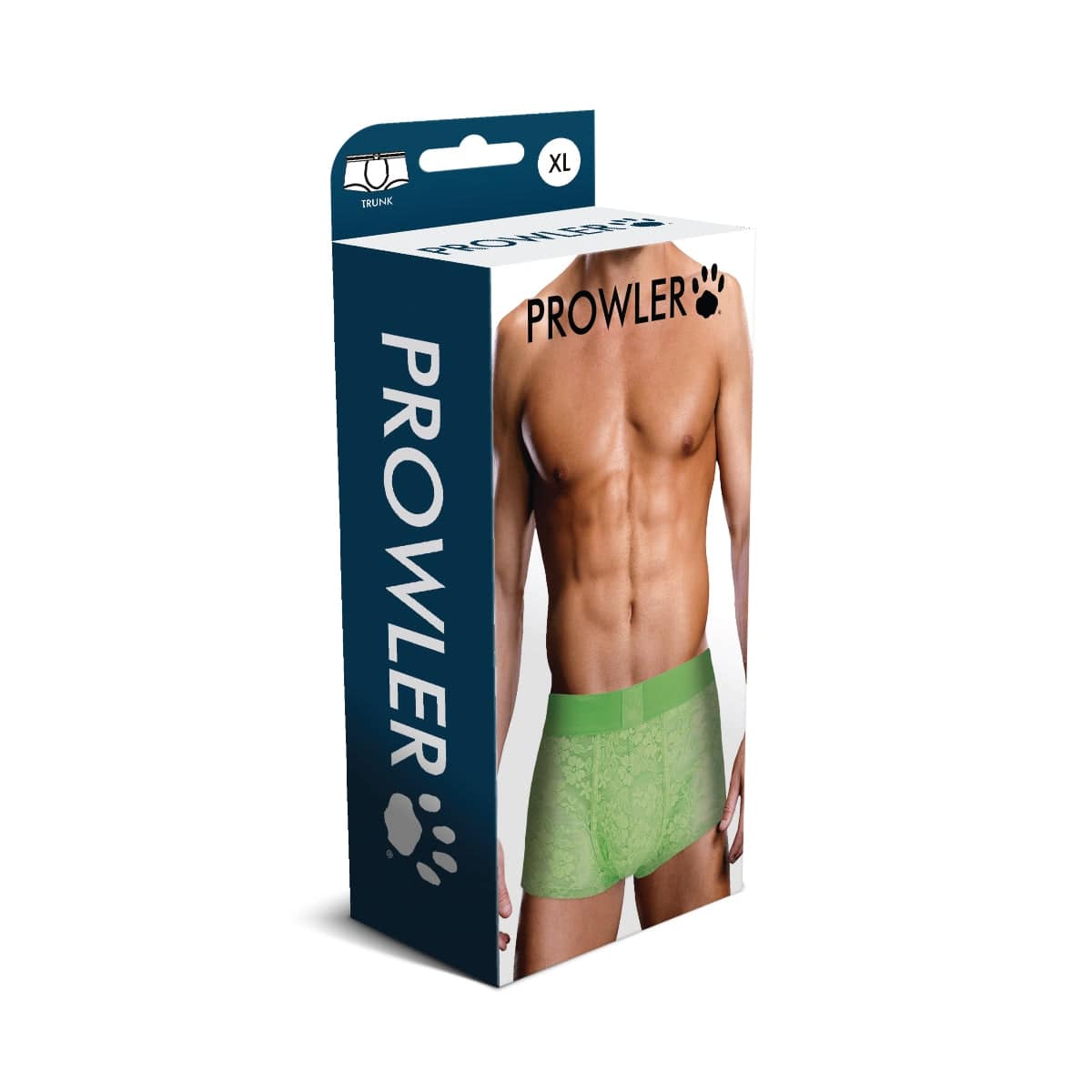 Prowler Neon Green Lace Trunk X Large - Adult Outlet