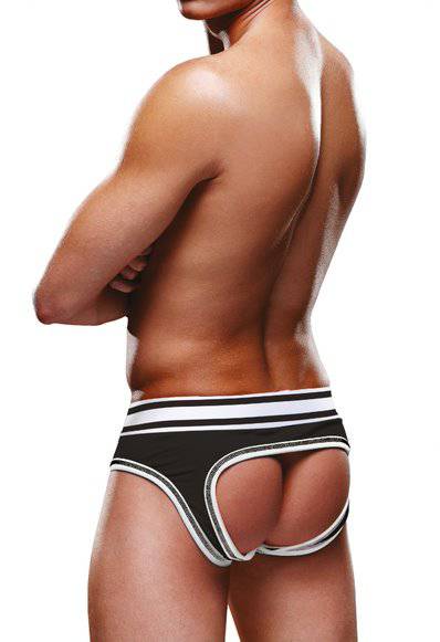 Prowler Black/White Open Brief Large - Adult Outlet