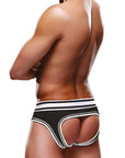 Prowler Black/White Open Brief Large - Adult Outlet