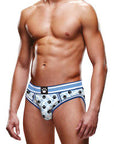 Prowler Blue Paw Open Brief Large - Adult Outlet