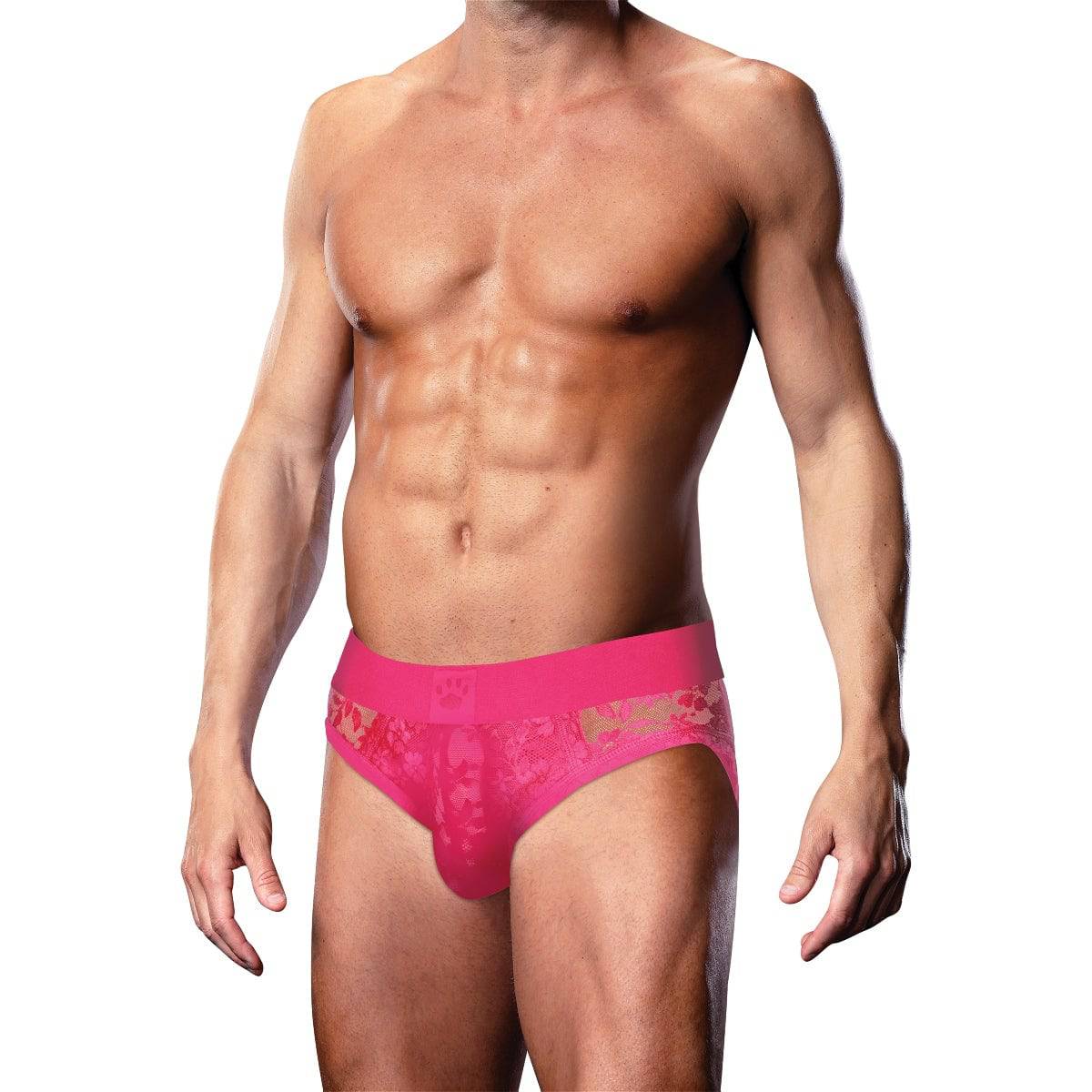 Prowler Pink Lace Open Back Brief Xx Large - Adult Outlet