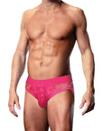 Prowler Pink Lace Open Back Brief Xx Large - Adult Outlet