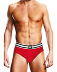 Prowler Red White Open Brief XS - Adult Outlet