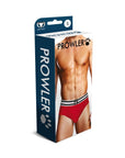 Prowler Red White Open Brief S - Adult Outlet