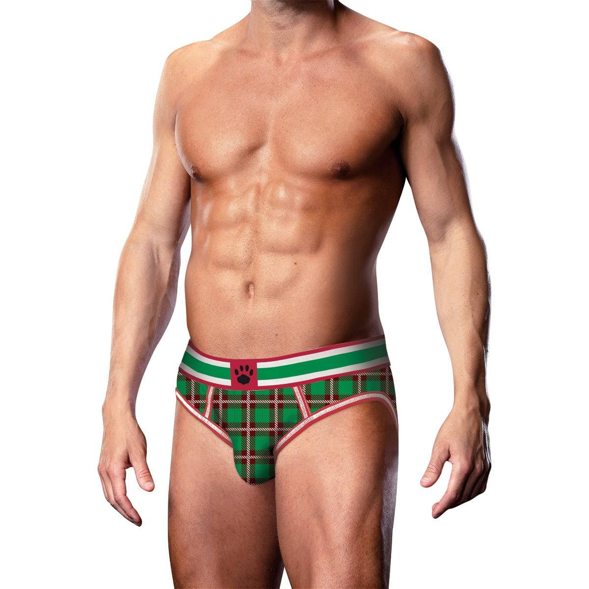 Prowler Tartan 2 Open Brief Medium Apparel for Men Prowler