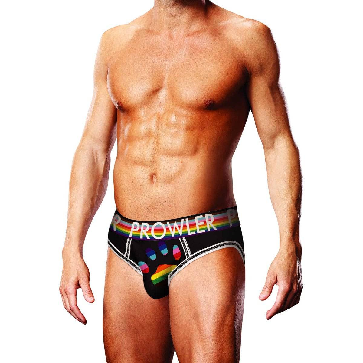 Prowler Black Oversized Paw Open Brief XSmall - Adult Outlet