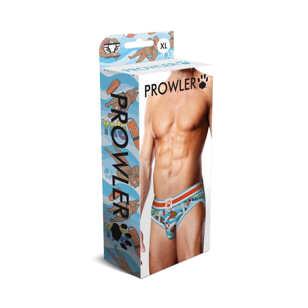 Prowler Gaywatch Bears Open Brief XL - Adult Outlet