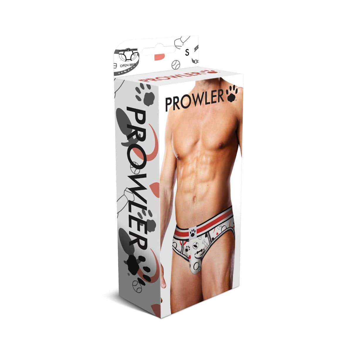 Prowler Puppie Print Open Brief Small - Adult Outlet