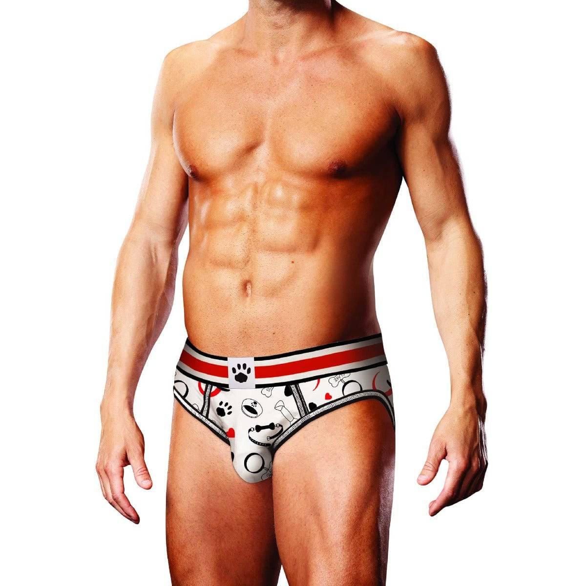 Prowler Puppie Print Open Brief XXL - Adult Outlet