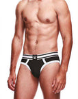 Prowler Black/White Brief Large - Adult Outlet