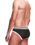 Prowler Black/White Brief Large - Adult Outlet