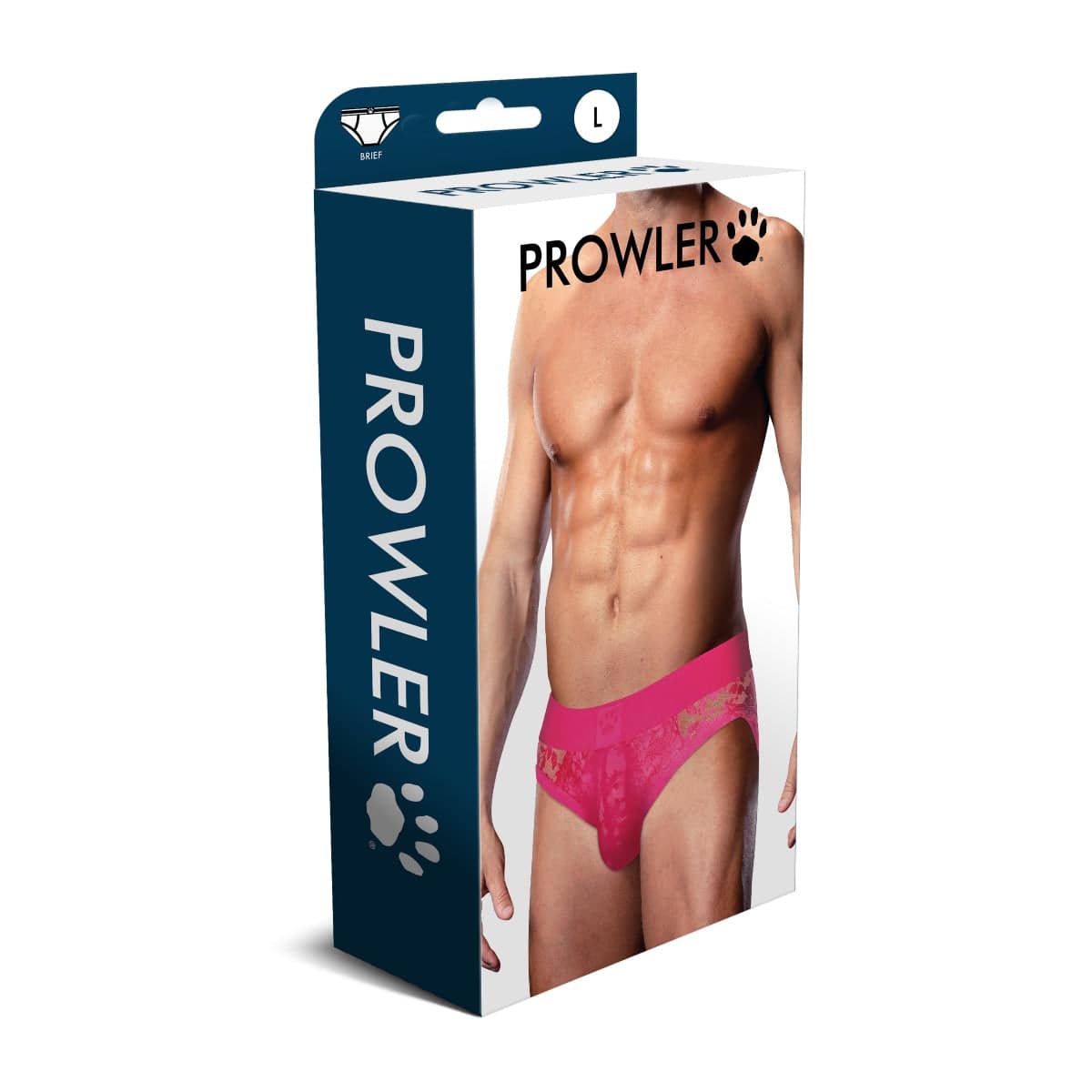 Prowler Pink Lace Brief Large - Adult Outlet