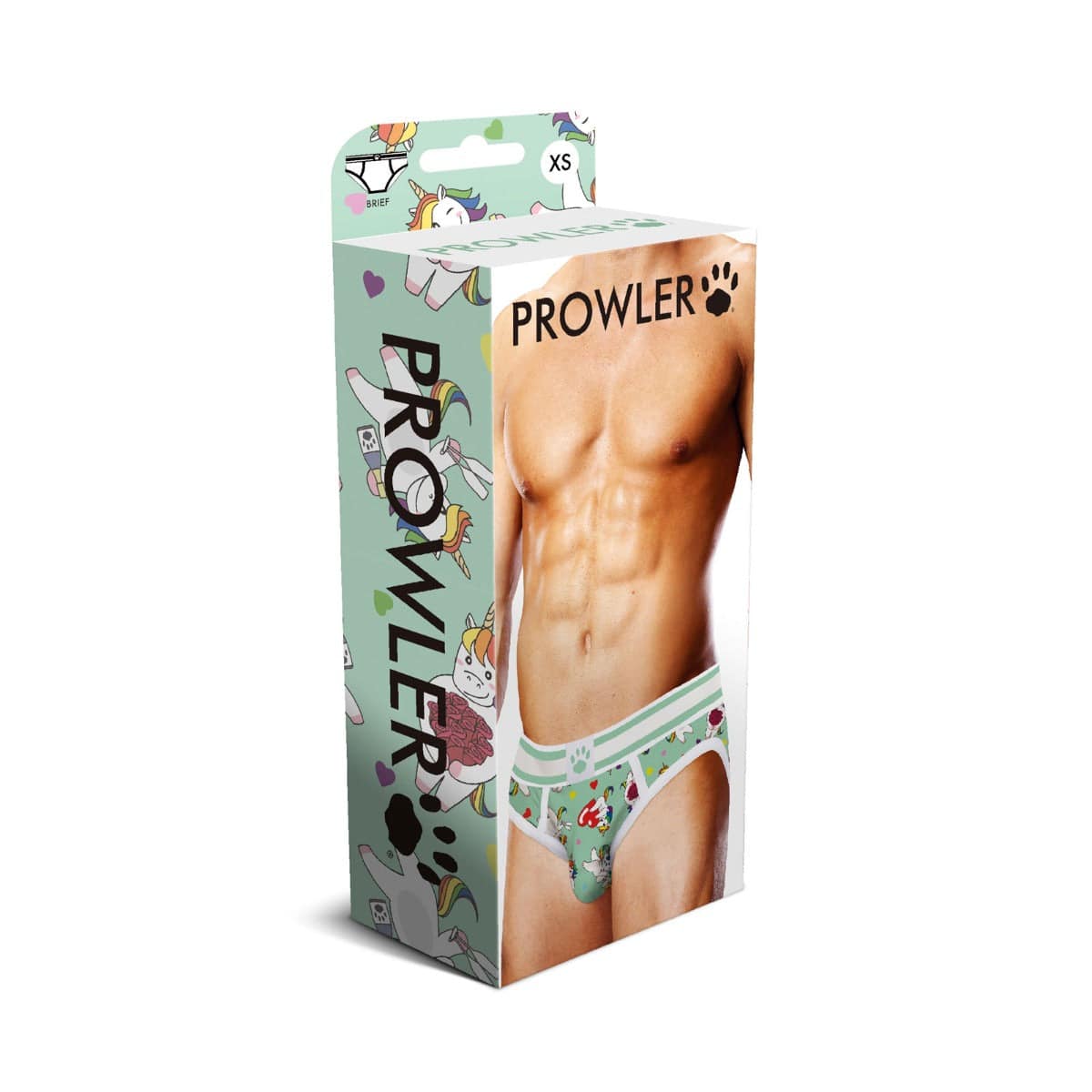 Prowler Unicorn Hearts Brief XSmall - Adult Outlet