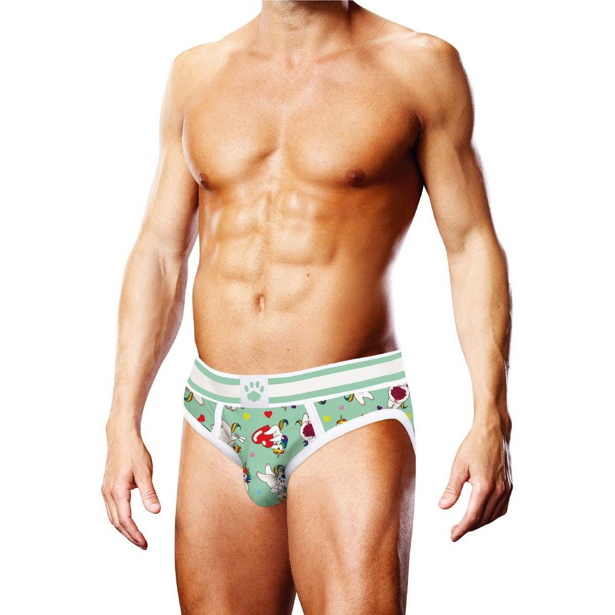 Prowler Unicorn Hearts Brief XXLarge - Adult Outlet