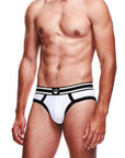 Prowler White/Black Brief Large - Adult Outlet